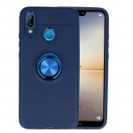 Telefoni kaitse&uuml;mbris, &uuml;mbris Huawei P20 Lite, sinine, magnetiline, r&otilde;ngaga