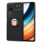 Telefoni kaitse&uuml;mbris, &uuml;mbris Xiaomi Redmi K50 Pro must, magnetiline, r&otilde;ngaga