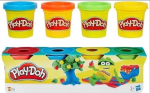 Play-Doh plastiliin 4 t&uuml;kki pakis oranž, sinine, kollane ja roheline, 224 g, 23241