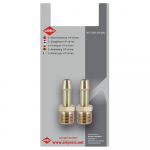 &Otilde;hupistiku nippel, vooliku&uuml;hendus 8 mm x 1/4 Airpress