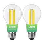 LEPRO 100094-WW-EU-2 E27 filament-LED-pirn, 7.2W (100W vastav), 1521 lm, 2700K, A-klass, universaalne 2-pakk