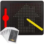 Tahvel + magnetilised kuulikesed + magnetiga universaalne puutepliiats