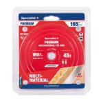 Pjovimo diskas 165x48Tx20mm, Multimaterial PREMIUM, SPECIALIST+