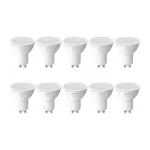 LEPRO 200081-WW-EU-10 GU10 LED-pirn, 4,5W (50W), 345 lm, 2700K, 100&deg;, 10 tk., universaalne
