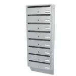 PD938 Vertikaalne siseposti kast, 8 sektsiooni, hall