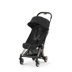 Cybex Coya jalutusk&auml;ru seepiamust, roosakuldne raam