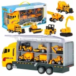 Transporter veoauto TIR kaatri + metallist autod ehitusmasinad