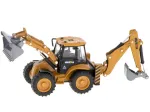 Ekskavaator-laadur buldooser koos koppaga H-toys 1704 1:50 valatud metallist mudel 1:50