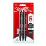 Sharpie S-GEL geelipliiats, must, blisterpakendis, 3 tk.
