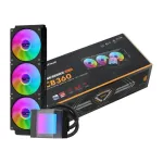 DarkFlash CB360 veejahutusega protsessori jahuti (must), universaalne