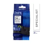 SPECIALIST+ lint standardne &uuml;hilduv, 24 mm, must/valge