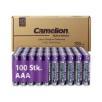 Patareid Ultra Alkaline, AAA, B100, CAMELION, 100 tk.