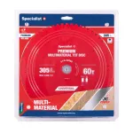 L&otilde;ikeketas 305&times;60T&times;30 mm, mitme materjali jaoks, PREMIUM, SPECIALIST+