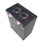 Arvutikarp Darkflash DK100 (must) universaalne