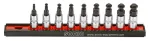Sonic 1/4" padrunotsade komplekt kuuskant(HEX) otsikutega, &uuml;mardatud otsadega (9 tk) (100903, SONIC)