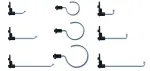 Sonic MSS konksukomplekt 10 tk (47632, SONIC)