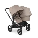 Bugaboo Donkey 6 Duo, tekstiil Desert Taupe Melange, kapuuts Desert Taupe Melange