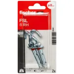 Fischer ankur C-kujulise konksuga FSL 8 RH, 2 tk.