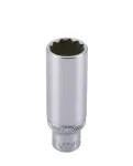Pikk 12-kantne padrunv&otilde;tmeotsik 1/4" 3/8" SAE (2195010, SONIC)