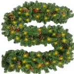 J&otilde;ulukuuse girland 2,7 m LED-tuledega Ruhhy 22322 universaalne