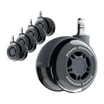 Universaalsed rattad LiberNovo A-10 tugitoolile (mustad)