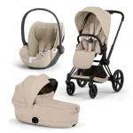 Cybex Priam Comfort 3in1 mati must/hubane beež