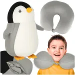 Reisipadi 2in1 kaelapadi autole lennukile pingviin maskotile