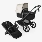 Bugaboo Fox 5 Renew rattakomplekt uduvalge/must