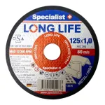 SPECIALIST+ metalli l&otilde;ikeketas LONG LIFE, 125x1x22 mm