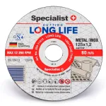 SPECIALIST+ metallil&otilde;ikeketas LONG LIFE, 125x1.2x22 mm