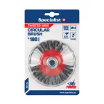 Keerutatud traadist lihvketas, 100 mm, M14, SPECIALIST +