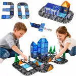 3D magnetilised konstruktsiooniplokid &ndash; politsei patrullautod, 91 osa