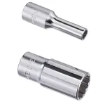 Pikk 12-kandiline padrun 3/8" 17 mm (336317, GENIUS)