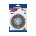 Traadist lihvketas, sirgete traadidega, varrega, 100 mm, SPECIALIST+