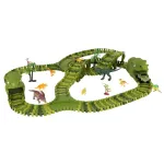 Racetrack dinosaurused autod 240 elementi
