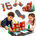3D magnetilised konstruktsiooniplokid &ndash; tulet&otilde;rje, 48 osa