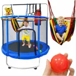 Laste batuut aiapalli v&otilde;rk korvpall 150cm sinine