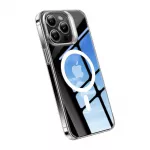 Torras telefoni&uuml;mbris UPRO Lstand Clear-Mag iPhone 15 jaoks (l&auml;bipaistev) universaalne