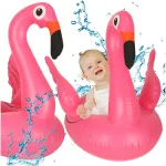 T&auml;ispuhutav laste pontoonratas flamingo