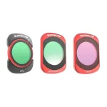 Sunnylife Pocket 4/3 CPL ND16 1/4 musta udu filtrikomplekt, universaalne