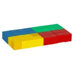 Haridusotstarbelised magnetilised kuubikujulised ehitusplokid 32 el.