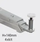 Kummist alus H=140 mm kiireks paigaldamiseks, RAVAGLIOLI (S224A4)