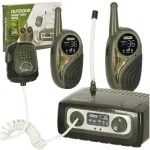 Walkie Talkie walkie talkie komplekt koos PBX-iga lastele khaki v&auml;rvi