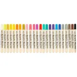 Akr&uuml;&uuml;l kangas markerid kivi marker pliiatsid DIY veekindel markerid 24 tk.