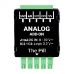 SHELLY 0&ndash;30V analoogmoodul &mdash; lisa Shelly Pill universaalsele seadmele