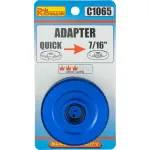 Adapter 7/16 gaasiballoonilt EN417-&uuml;hendusele, RICHMANN