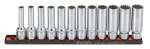 Sonic pikkade 12-kantsete padrunv&otilde;tmeotsikute komplekt 1/2" 12 tk (301204, SONIC)