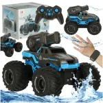 RC auto s&otilde;idu vee peal veekindel sinine