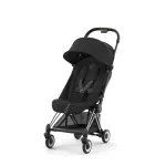 Cybex Coya jalutusk&auml;ru seepia-must, kroomitud pruuni raamiga