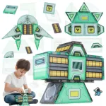 Magnetilised ehitusplokid kosmosejaam 108 elementi